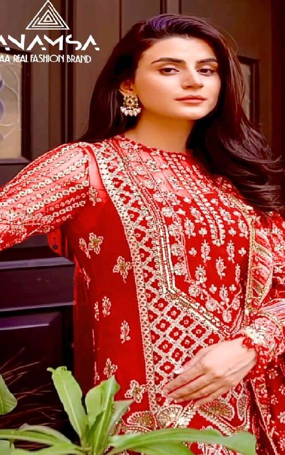 7773 NEW LAUNCHING Semi Stitched D No-282 by Anamsa